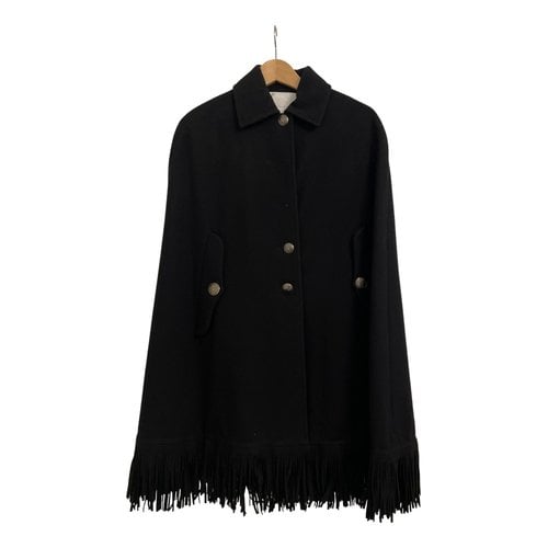 Pre-owned Giada Benincasa Wool Coat In Black