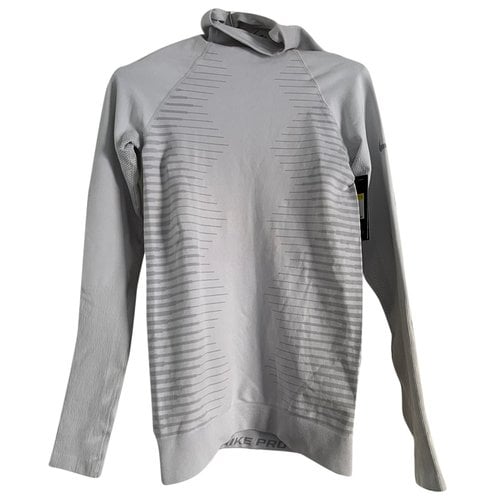 Pre-owned Nike Jumper In Silver