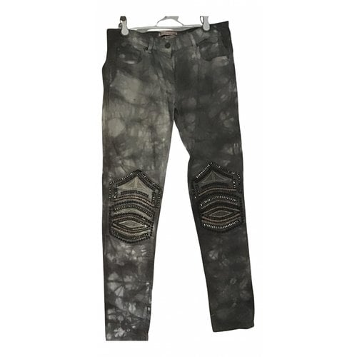 Pre-owned Berenice Slim Jeans In Grey