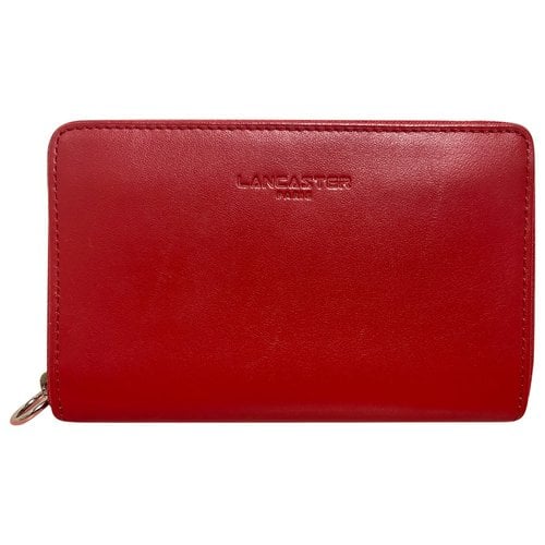 Pre-owned Lancaster Wallet In Red