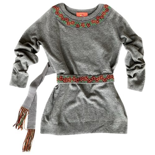 Pre-owned Manoush Wool Jumper In Grey