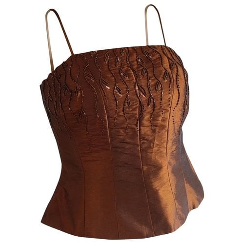 Pre-owned Pierre Cardin Camisole In Brown