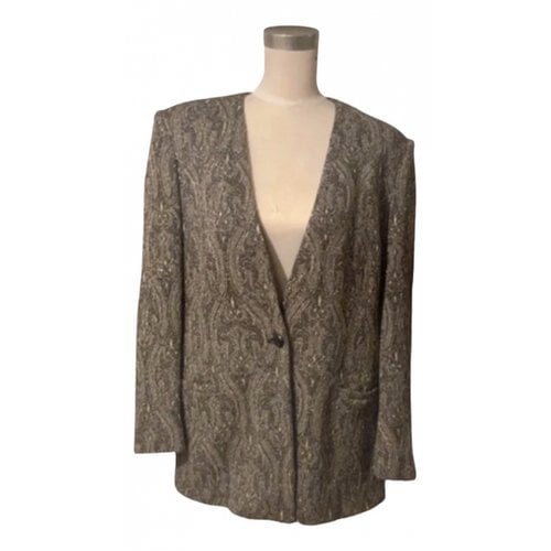 Pre-owned Marina Rinaldi Wool Blazer In Grey