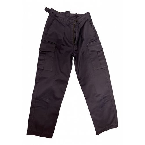 Pre-owned Myar Straight Pants In Blue