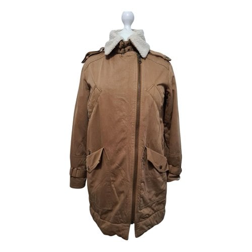 Pre-owned Whistles Parka In Brown