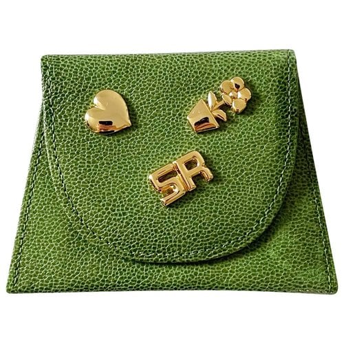 Pre-owned Sonia Rykiel Leather Wallet In Green