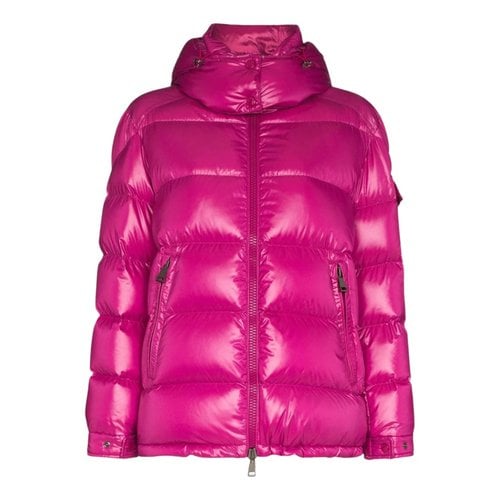 Pre-owned Moncler Hood Puffer In Pink