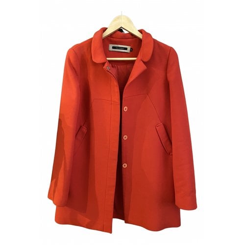 Pre-owned Tara Jarmon Wool Jacket In Red