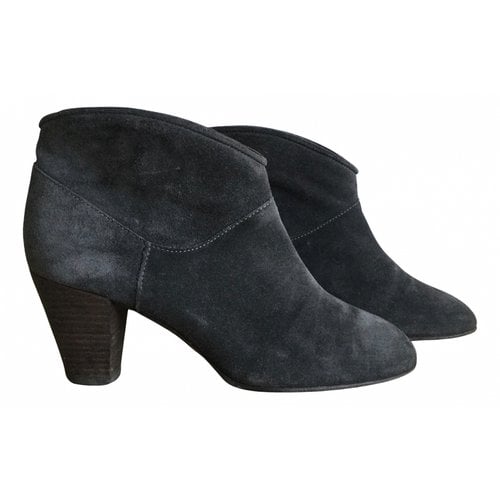 Pre-owned Maje Ankle Boots In Grey