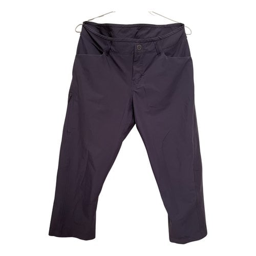 Pre-owned Arc'teryx Trousers In Blue