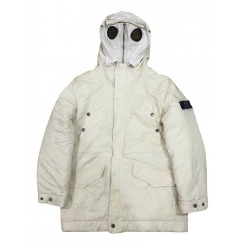 Pre-owned C.p. Company Coat In White