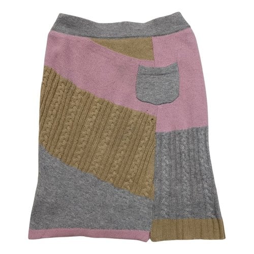 Pre-owned Issey Miyake Mini Skirt In Multicolour