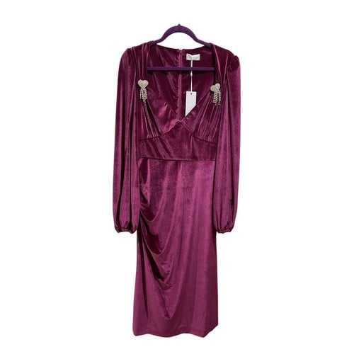 Pre-owned Rebecca Vallance Mid-length Dress In Purple