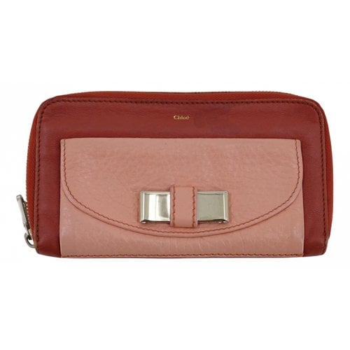 Pre-owned Chloé Leather Purse In Multicolour