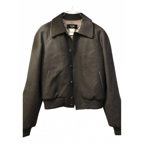 Pre-owned Azzaro Wool Jacket In Anthracite