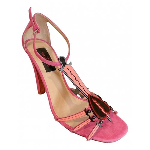 Pre-owned Valentino Garavani Sandals In Pink