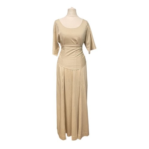 Pre-owned Lemaire Maxi Dress In Beige