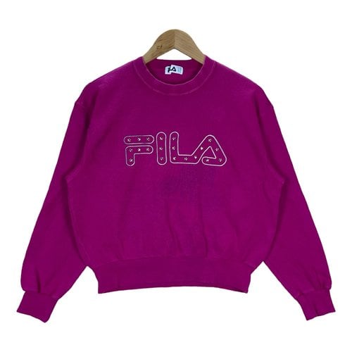 Pre-owned Fila Sweatshirt In Pink