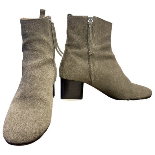 Pre-owned Isabel Marant Ankle Boots In Grey