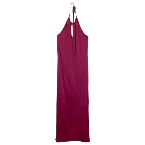 Pre-owned Max & Co Maxi Dress In Pink