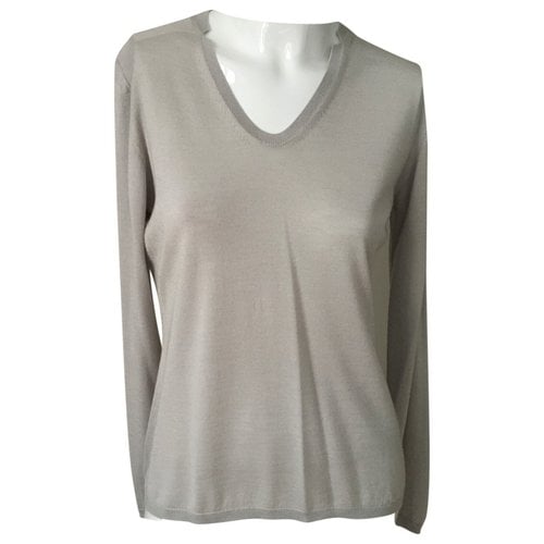 Pre-owned Lorena Antoniazzi Cashmere Jumper In Grey