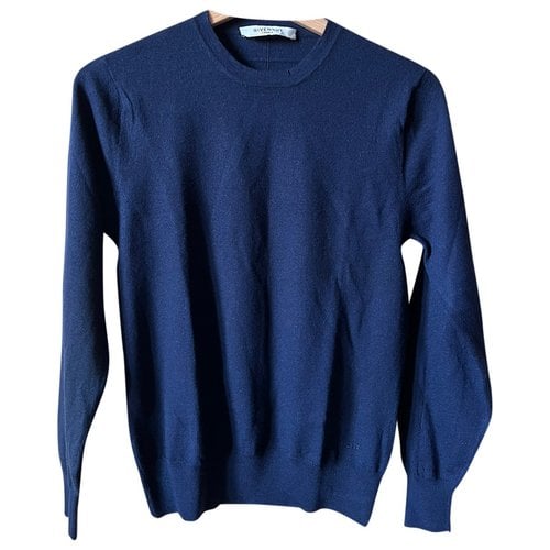 Pre-owned Givenchy Wool Jumper In Blue