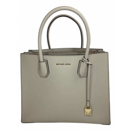 Pre-owned Michael Kors Mercer Leather Tote In Other