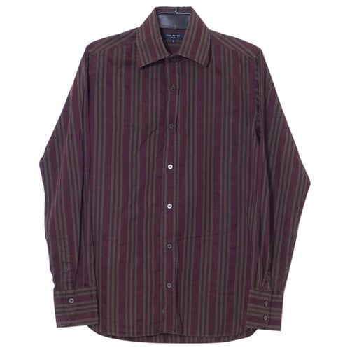 Pre-owned Ted Baker Shirt In Brown