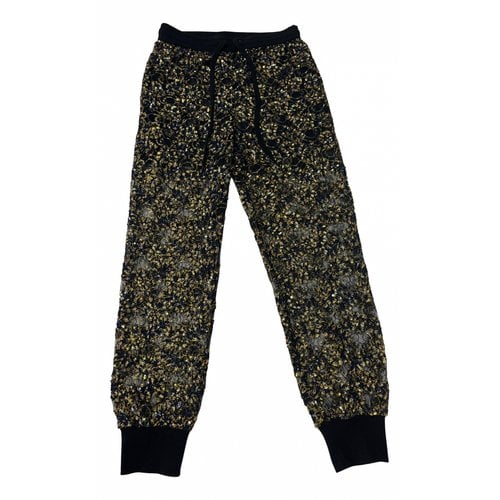 Pre-owned Ashish Harem In Gold