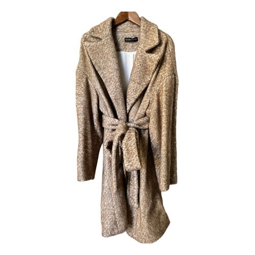 Pre-owned Alessandro Dell'acqua Wool Coat In Camel
