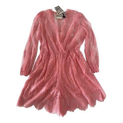 Pre-owned Aniye By Mini Dress In Pink