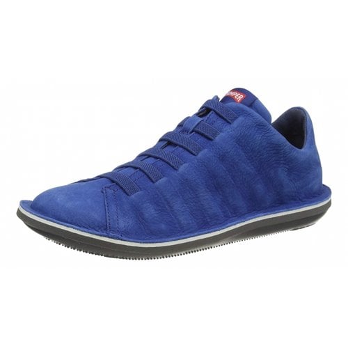 Pre-owned Camper Leather Trainers In Blue