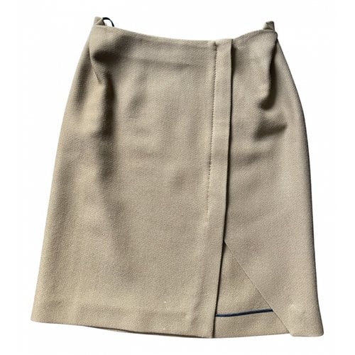 Pre-owned Roland Mouret Wool Mid-length Skirt In Brown
