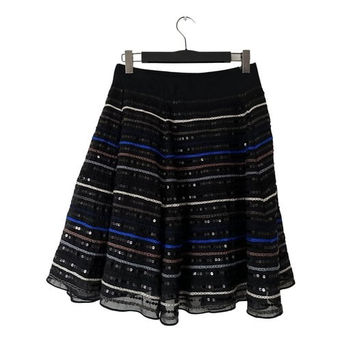 Pre-owned Essentiel Antwerp Mid-length Skirt In Black