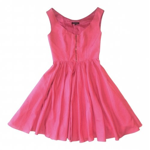 Pre-owned Tara Jarmon Silk Dress In Pink