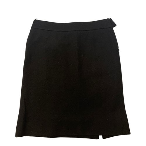 Pre-owned Narciso Rodriguez Wool Mid-length Skirt In Black