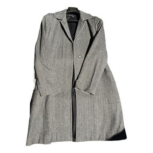 Pre-owned Joseph Wool Coat In Grey
