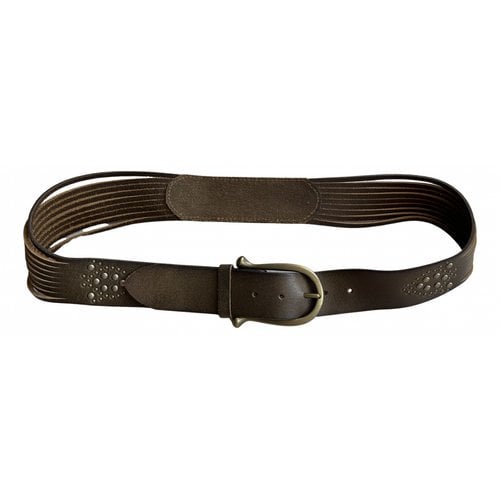 Pre-owned Linea Pelle Leather Belt In Brown