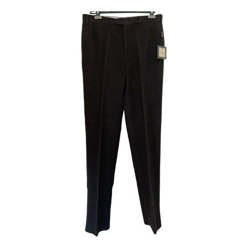 Pre-owned Canali Trousers In Grey