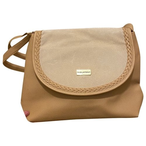 Pre-owned Ted Lapidus Leather Crossbody Bag In Camel