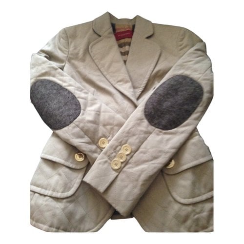 Pre-owned Burberry Short Vest In Beige