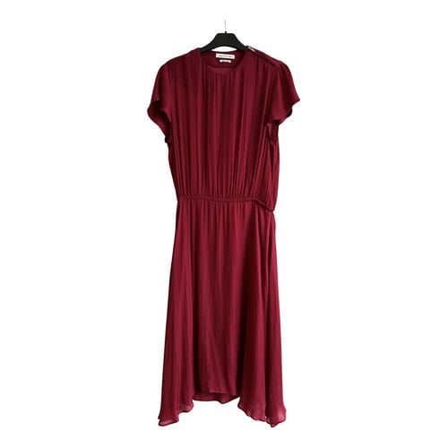Pre-owned Isabel Marant Étoile Mid-length Dress In Burgundy
