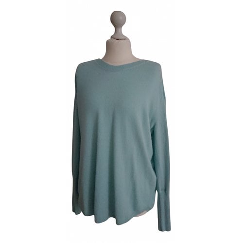 Pre-owned Sminfinity Cashmere Jumper In Turquoise