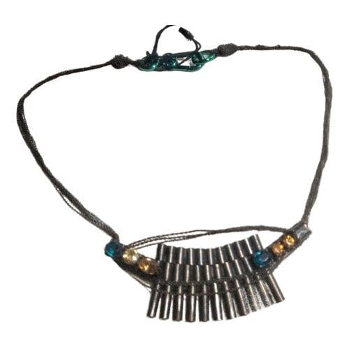 Pre-owned Bimba Y Lola Necklace In Metallic