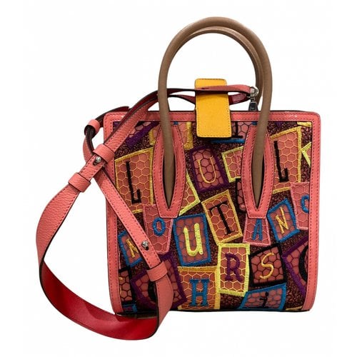 Pre-owned Christian Louboutin Leather Handbag In Multicolour