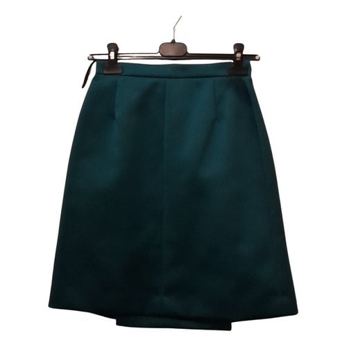 Pre-owned N°21 Silk Mid-length Skirt In Green