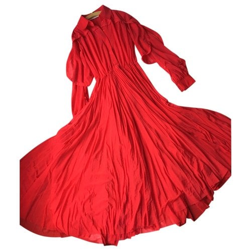 Pre-owned Celine Mid-length Dress In Red
