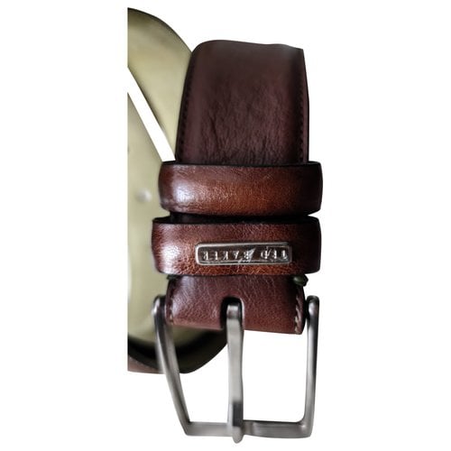 Pre-owned Ted Baker Leather Belt In Brown