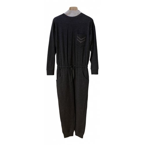 Pre-owned Brunello Cucinelli Wool Jumpsuit In Grey