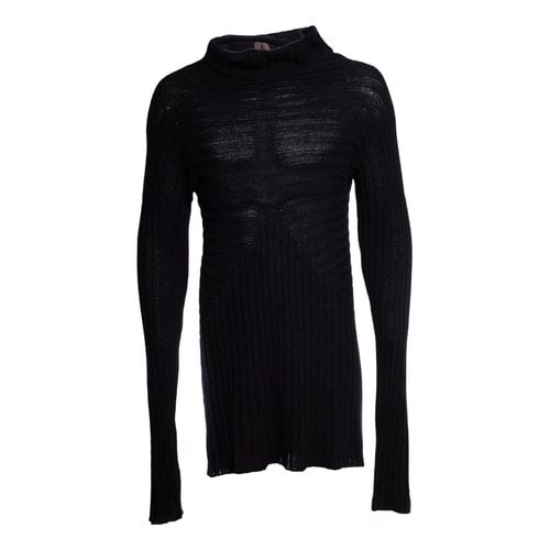 Pre-owned Rick Owens Silk Knitwear & Sweatshirt In Black
